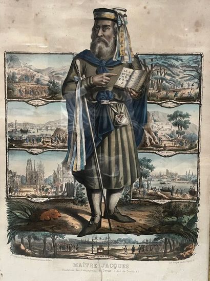 [Engraving]. [Compagnonnage]. Maître Jacques,...