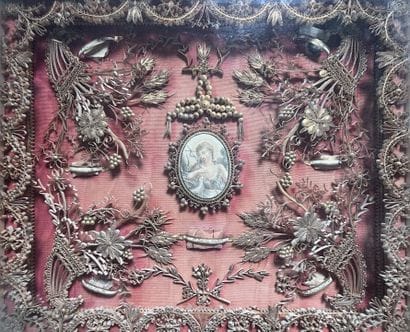 [Paperolle-reliquary]. SAINT JOHN THE BAPTIST....