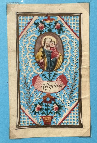 [Canivet]. SAINT JOSEPH. 18th c. Velin. ...