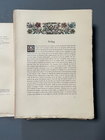 AMADES (Joan). Xilografies Gironines. Illustrat...