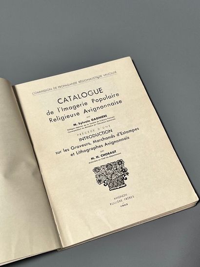 GAGNIERE (Sylvain). Catalog of popular religious...