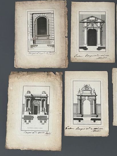 [Engraving]. [Architecture]. BLONDEL (Jacques-François)....