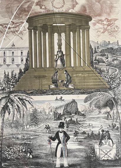 [Engraving]. [Freemasonry; companionship]....