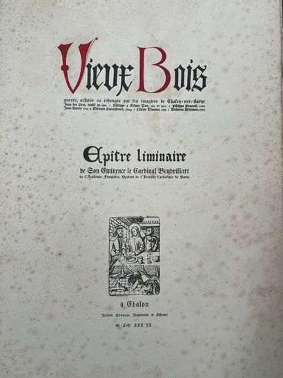 VIEUX BOIS DES IMAGIERS DE CHALONS s. S....