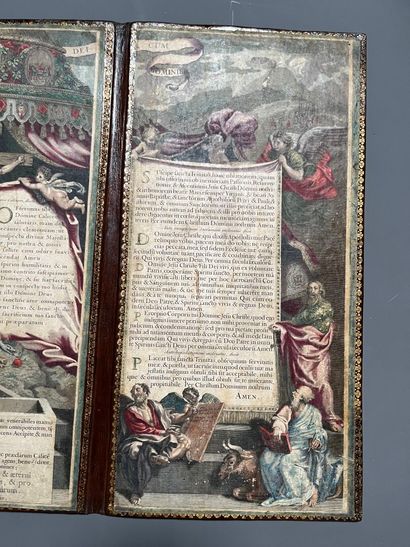 [Engraving]. [Altar Canon]. DREVET (Pierre),...