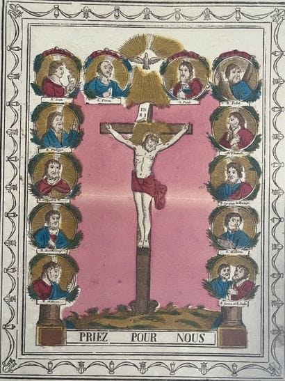 [Imagerie populaire]. PRIEZ POUR NOUS. A...