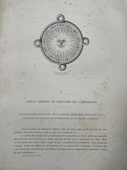 CHAMPIER (Victor). The old illustrated almanacs....