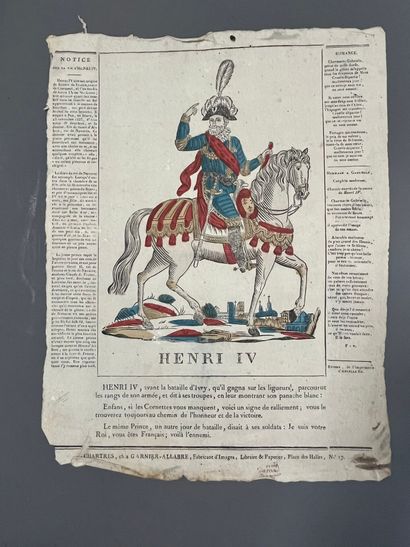[Popular imagery]. HENRI IV. Chartres, chez...