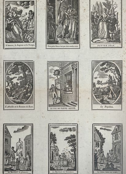 [Folk imagery]. 9 PETITS BOIS profanes. Lille...