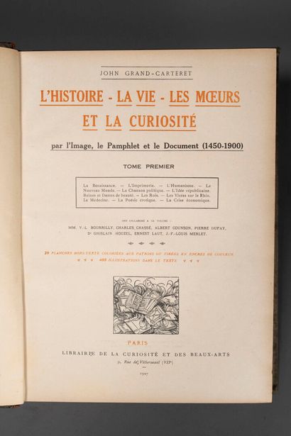 GRAND-CARTERET (John). L'Histoire, la vie,...