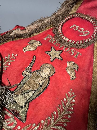 [Pièce textile liturgique]. TROIS ÉTOLES....
