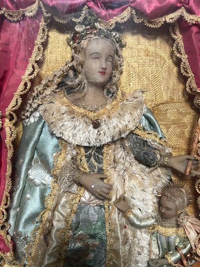 [Dressed wax, Nancy, 18th century]. Saint...