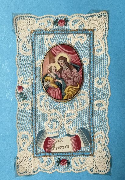 [Canivet]. SAINTE ANNE. XVIIIe s. Velin....