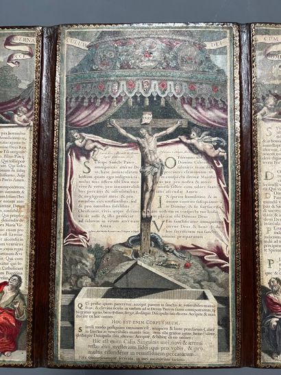 [Engraving]. [Altar Canon]. DREVET (Pierre),...