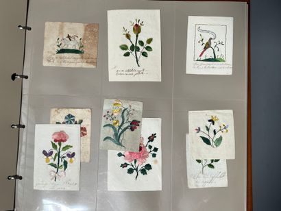 [Imagerie religieuse]. Album réunissant plusieurs...