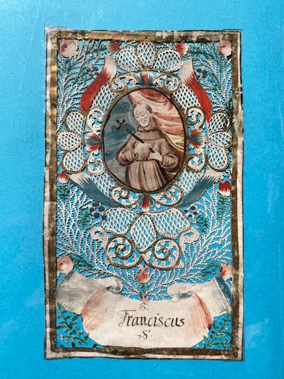 [Canivet]. SAINT FRANÇOIS. 18th c. Velin....