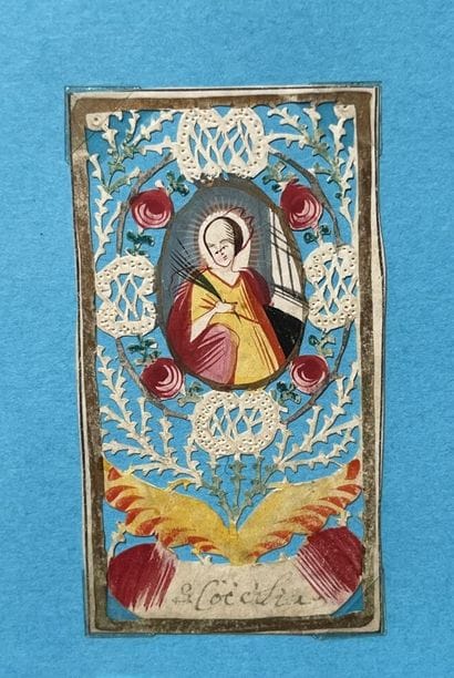 [Canivet]. SAINTE CÉCILE. 18th c. Velin....
