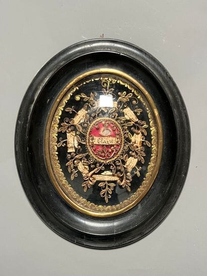 [Reliquary]. SAINTE CLAIRE. 19th century....