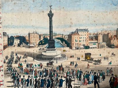 [Engraving]. [Compagnonnage]. View of a parade...