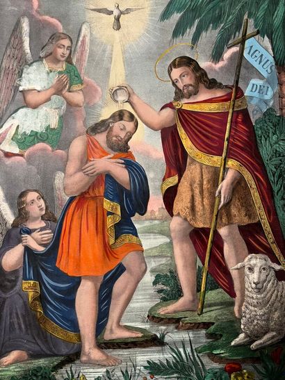 [Popular imagery]. BAPTISM OF N. S. JÉSUS-CHRIST...