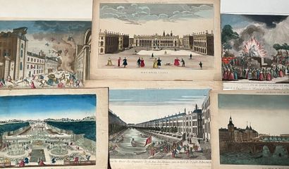 [Optical views]. Set of 4 optical views....