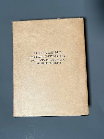 SPAMER (Adolf). Das kleine Andachtsbild vom...