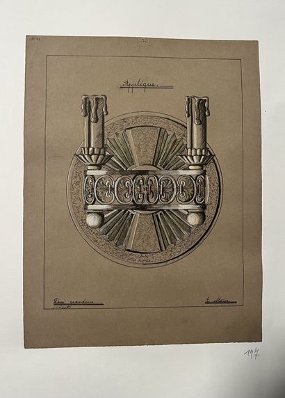 [Drawing]. [Ironwork]. Stephanus Emil MAIER...