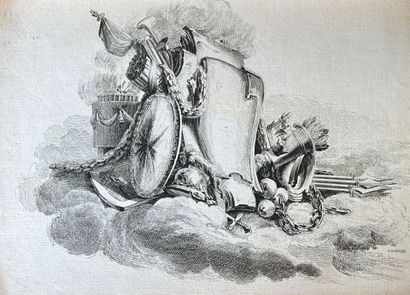 [Engraving; ornament]. ESCUTCHEONS AND CARTELS....