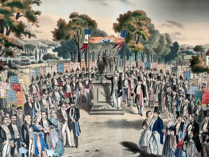 [Engraving]. [Compagnonnage]. The Reconciliation...