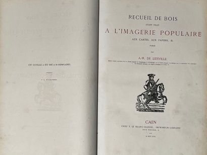 LIESVILLE (A.-R. de). Recueil de bois ayant...