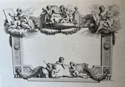 [Engraving; ornament]. ESCUTCHEONS AND CARTELS....