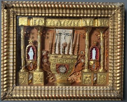 [Paperolle-reliquaire]. SAINT-AUTEL. Early...