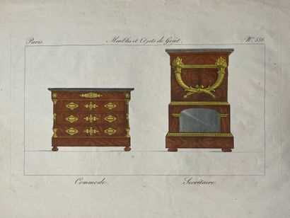 [Furniture]. [Engravings]. From the series...