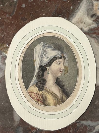 19th century FRENCH SCHOOL Persian Woman...