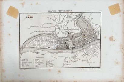 [Lyon]. [Plan]. Drawn by MONIN from the series...