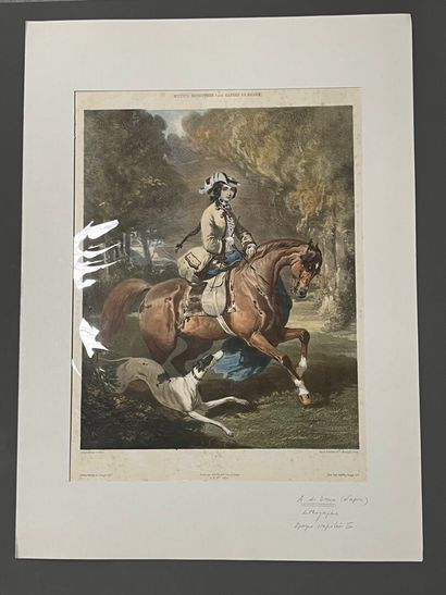 After Alfred de DREUX, engraved by A. GILBERT...
