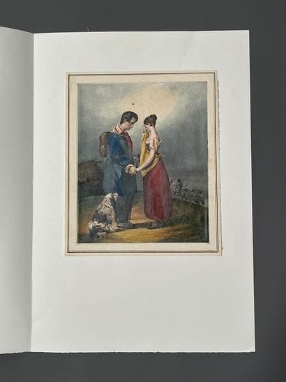 After Antoine MAURIN (1793-1860) Le départ...
