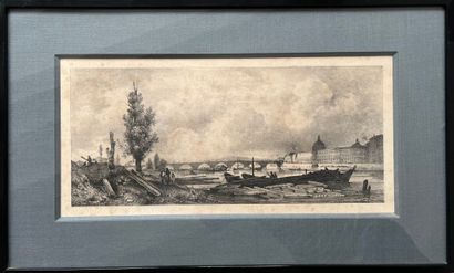 After Antoine GUINDRAND (1801-1843) Quai...