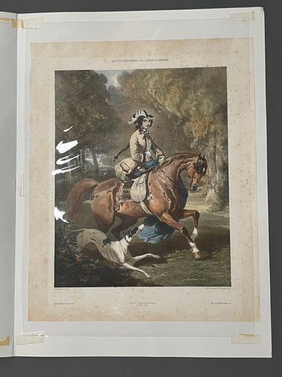After Alfred de DREUX, engraved by A. GILBERT...