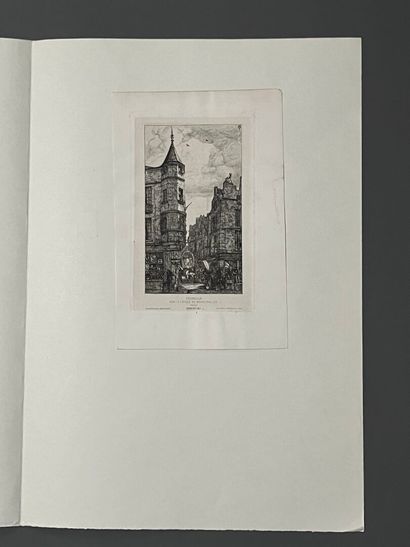 After Charles MERYON (1821-1868) Tourelle,...