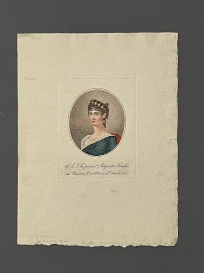 19th century FRENCH SCHOOL S.A.I. La princesse...