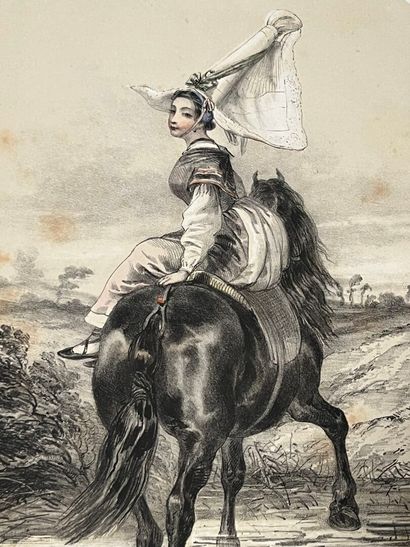 After Hippolyte LALAISSE (1810-1884) La Normandie...