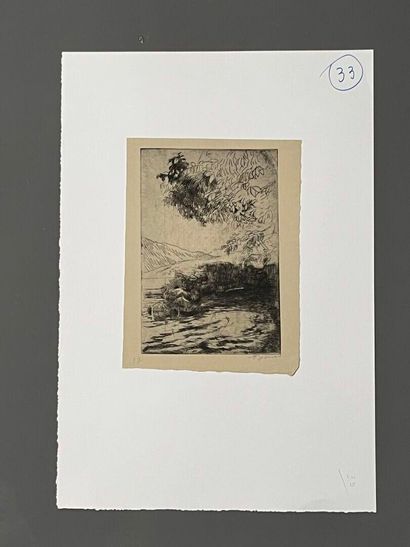 After Albert BESNARD (1849-1934) Sous les...