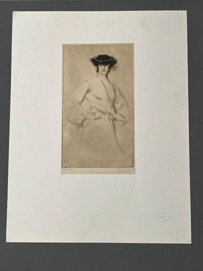 After Edgard CHAHINE (1874-1947) Georgina,...