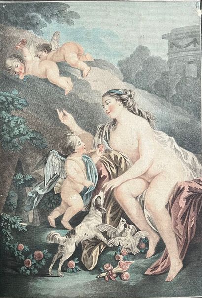 After François BOUCHER, engraved by Gabriel...