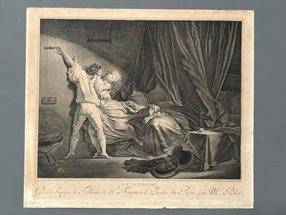 After FRAGONARD, engraved by Maurice BLOT...
