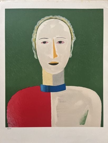 After Kasimir MALEVITCH Portrait of a Woman,...