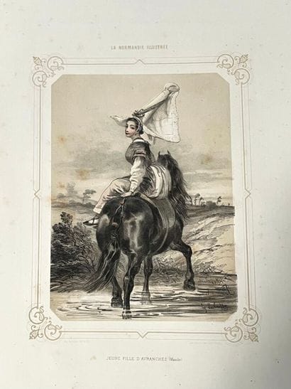 After Hippolyte LALAISSE (1810-1884) La Normandie...