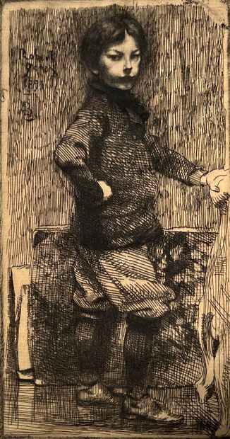 After Albert BESNARD (1849-1934) Robert Besnard,...
