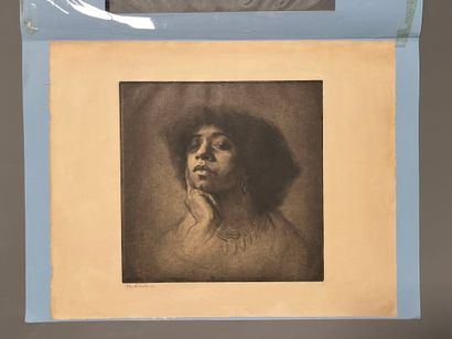 After Edgar CHAHINE (1874-1947) Aïcha (1903)...